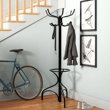 Jequarius Steel Freestanding Coat Rack